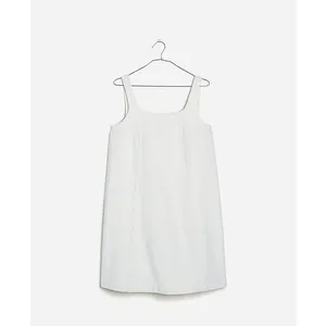 Madewell Denim A Line Minimalist Resort Sleeveless Mini Dress 00 NWT thumbnail 4