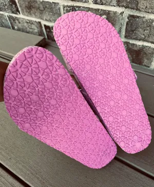 Sand & Shore Sandals Beach Shoes Pink Floral Slides Womens 8 thumbnail 6