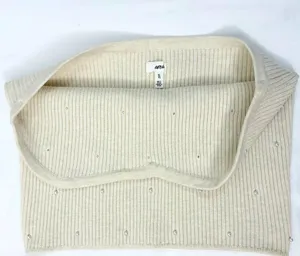NWOT Aerie Pearl Ribbed Sweater Tube Top - Heather Frost - XL thumbnail 9
