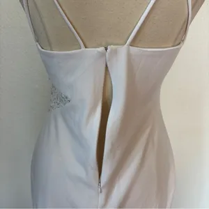 Jump White Sequin Accent Sleeve Mini Cocktail Dress thumbnail 8