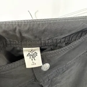 Prana Large Cargo Pants Black Hiking Straight Leg Outdoor USA VTG Y2K 1142 thumbnail 9