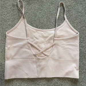 Athleta Aurora Cami Ribbed Crop Tank Top thumbnail 2