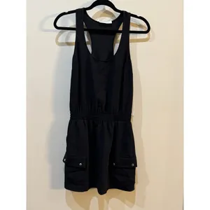 Amanda Uprichard Cargo Dress Black‎ Size P Black Athlesiure Casual thumbnail 2