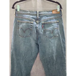 Levi's 515 Bootcut Blue Straight Leg 90s Vintage Womens Jeans 8M thumbnail 4