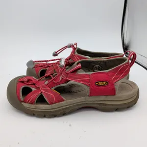 Keen Venice H2 Womens 10 Red Gray Waterproof Sport Hiking Sandals 1008473‎ thumbnail 2