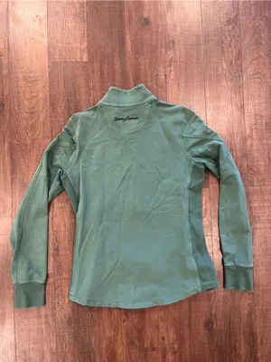 Tommy Bahama Womens Half Zip Pullover Sweatshirt Green Size S Preppy Casual thumbnail 6