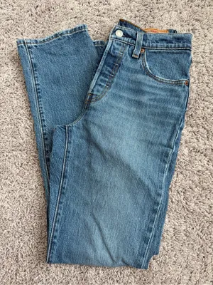 Levi's 501 Denim Straight Jeans thumbnail 1
