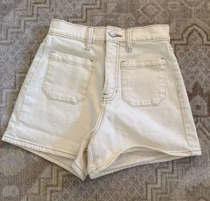JBD Jeans White Denim Shorts thumbnail 1