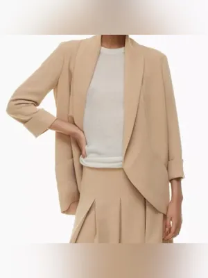 Aritzia Wilfred North Open Front Blazer Size 0 thumbnail 6