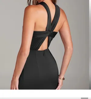 Azazie Rue Black Strapless Dress thumbnail 2