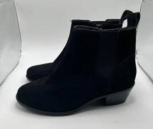 NWOB vionic water repellent suede ankle boots roseland black suede size 7 thumbnail 4