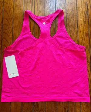 Lululemon Swiftly Tech Scoopneck Tank 2.0 Race Jewelled Magenta Size 14 NWT thumbnail 1