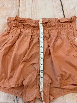 FP Movement Free People Womens Peach The Way Home Athletic Shorts Medium Pull On thumbnail 2