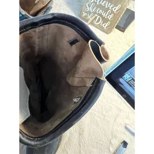 Freebird by Steven Men's Brown Leather Biker Boots Size 10 Mid-Calf thumbnail 14