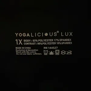 Yogalicious Lux Size 1X Black 5” Inseam Athletic Shorts thumbnail 4