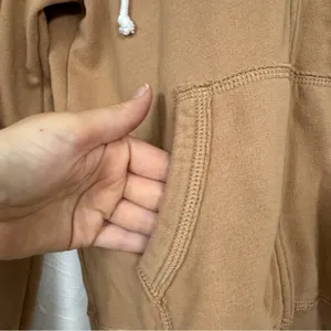 Abercrombie & Fitch Brown Logo Full Zip Hoodie Sweatshirt Women’s XS Casual thumbnail 3