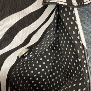 Olivia & Kate Zebra Striped Dumpling Bag thumbnail 5