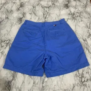 Tommy Hilfiger Vintage 100% Cotton Womens Blue Shorts size 10 90s retro thumbnail 4
