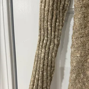 Free People Cozy Tan Women's Sweater Beached Shelled Size XS Oversized thumbnail 5