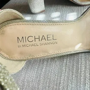 MICHAEL SHANNON golden shoes size 8 new thumbnail 10