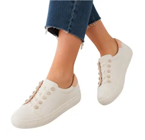 Kurt Geiger London Crystal Embellished Slip-On Sneakers White Blush Pink EU 38.5 thumbnail 1