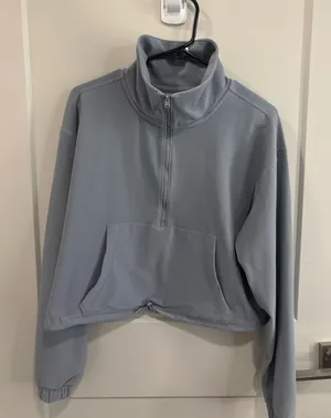 abercrombie and fitch soft a&f collection half zip thumbnail 1