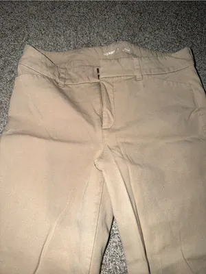 Old Navy Women's Tan Straight-Leg Pants thumbnail 2