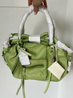Free People We The Free Leather Baby Emerson Bag in Matcha Green NWT thumbnail 5