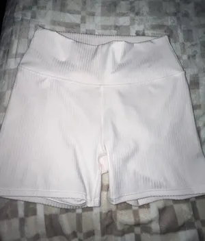 Vuori Inversion Rib Bike Shorts Cream thumbnail 1