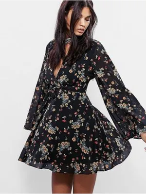 Free People Lilou Floral Print Mini dress thumbnail 3