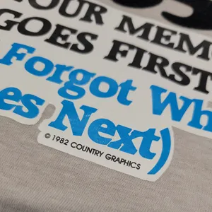 Vintage 1982 Country Graphics Shirt Size Small Funny Graphic Tee When You Hit 65 Unisex T-shirt thumbnail 4