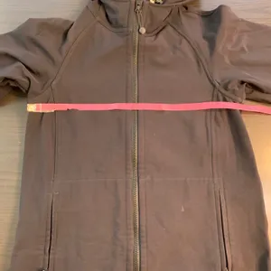 Lululemon Soft Shell Black Hooded Full Zip Long Jacket Coat Womens‎ 4 Minimalist thumbnail 6