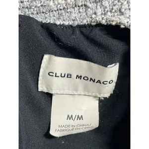 Club Monaco Women's Gray Heather Tweed Short Sleeve Mini Sheath Dress Size M thumbnail 5