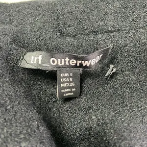 Zara black wool full length jacket thumbnail 7