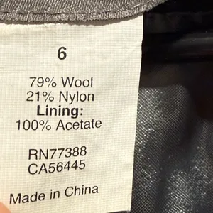 J. Crew Majesty Heather Charcoal‎ Wool Peacoat Size 6 thumbnail 8