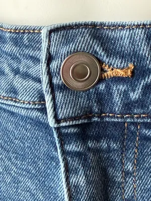 H&M Classic Blue Stretch Straight Leg Jeans thumbnail 3