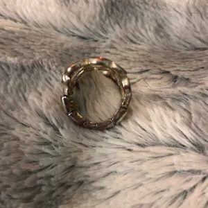 Silver heart ring Black Size 8 thumbnail 3