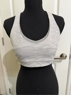 Lululemon Free To Be Wild Sports Bra Size 8 Wee Are From Space Gray Strappy thumbnail 1