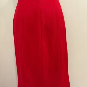 VTG Y2K Showtime Red Beaded Asymmetrical Midriff Cutout Prom Gown Sexy Witch 90s thumbnail 9