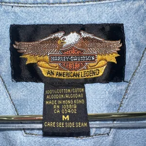 Harley-Davidson Denim Vest | Y2K Vintage |‎ Size M thumbnail 8