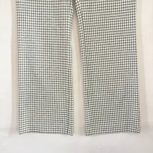 Wilfred Aritzia Gingham Wide Leg Trousers Black White‎ Checkered Side Zip Small thumbnail 9