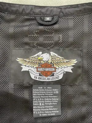 Harley Davidson Women's mesh riding motorcycle Jacket black zebra rebel M thumbnail 8