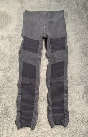 Alo yoga Gray Leggings SAMPLE large thumbnail 1