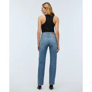 NEW Madewell The Petite 90s Straight Jean Rondell Wash Crease Relaxed US 23 P thumbnail 5