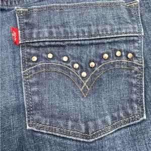 Levi’s 515 Bootcut Studded Pocket Jeans Medium Wash Denim Size 12 Medium thumbnail 8