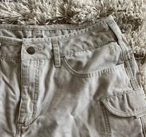 Y2K Light Grey A5 Series Cargo Denim Shorts thumbnail 7