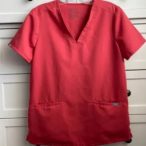 Figs Women’s Coral Casma Three-Pocket V Neck Scrub Top - Size Small thumbnail 1