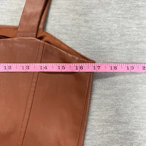 Jason Wu Faux‎ Leather Corset Top Copper Brown Sleeveless Bustier Sz S Coquette thumbnail 7