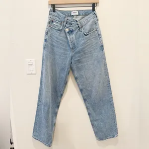 AGOLDE Criss Cross Upsized Jeans size‎ 25 Straight Leg High Rise thumbnail 5