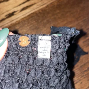 Free people black lace bralette sz small thumbnail 3